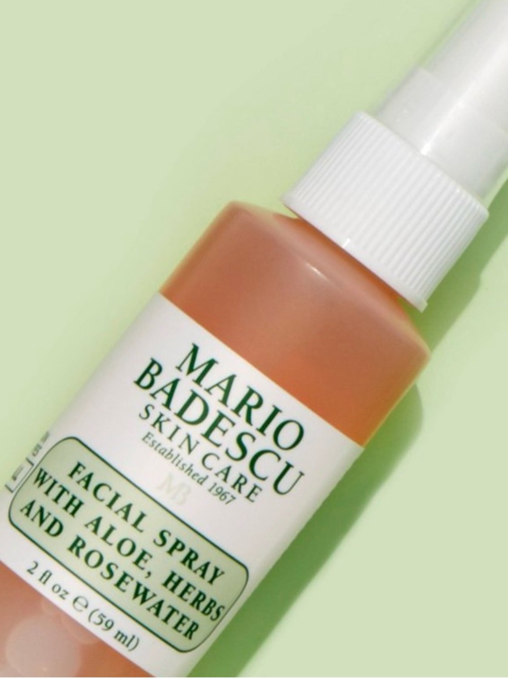 Mario Badescu Rosewater Facial Spray 4 oz pump bottle NEW skincare hydration